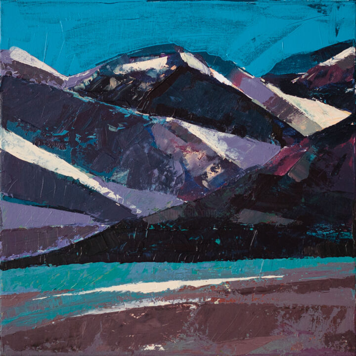 Pittura intitolato "Landscape VII" da Serge Maier, Opera d'arte originale, Acrilico