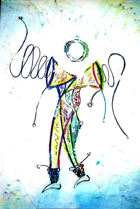 Collages intitulée "Inca" par Serge Prowizur, Œuvre d'art originale, Papier