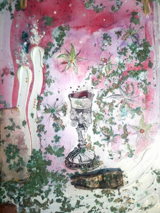 Картина под названием "DETAIL Lumières de…" - Serge Prowizur, Подлинное произведение искусства, Акрил