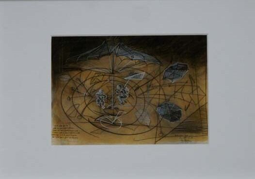 Impressões e gravuras intitulada "Machine volante" por Serge Reynaud (Art of Flying), Obras de arte originais, Impressão dig…