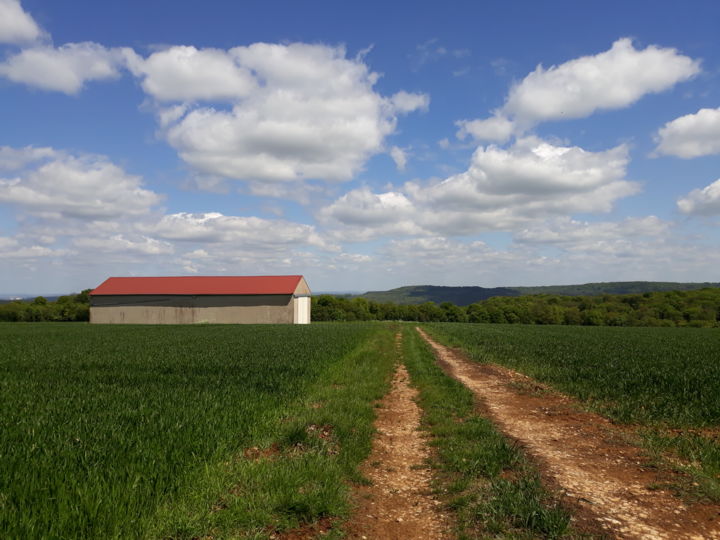 Photographie intitulée "Le Hangar" par Serge Thiery, Œuvre d'art originale, Photographie numérique