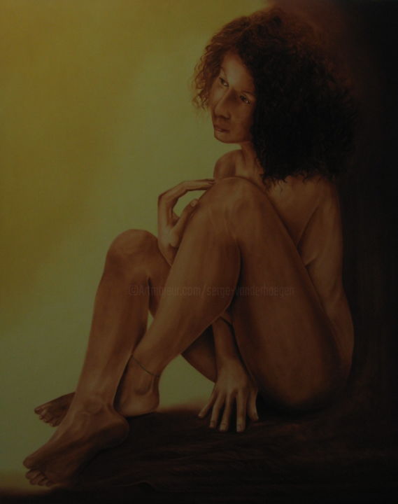 Pintura titulada "ALTHEA" por Serge Vanderhaegen, Obra de arte original, Oleo