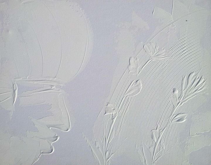 Peinture intitulée "Snow2" par Serge Assaf, Œuvre d'art originale, Acrylique
