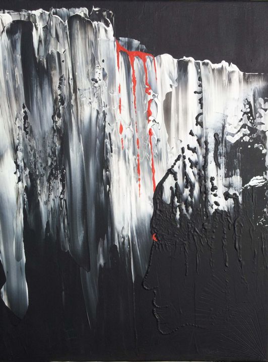 Peinture intitulée "Conscience" par Serge Assaf, Œuvre d'art originale, Acrylique
