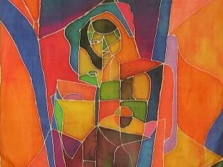 Pintura titulada "cubisme" por Serge Henry, Obra de arte original