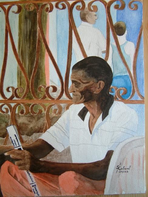 Pittura intitolato "Cuba" da Serge Cabanel, Opera d'arte originale