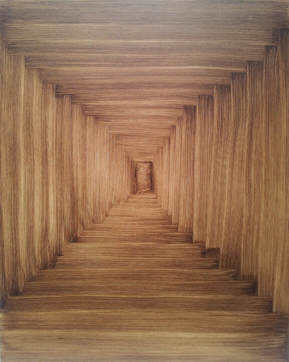 Peinture intitulée "Выход есть" par Sergei Filkin, Œuvre d'art originale, Huile Monté sur Châssis en bois