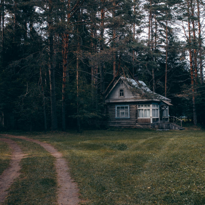 Фотография под названием "Abandoned house in…" - Sergej Serebryannikov, Подлинное произведение искусства, Цифровая фотография