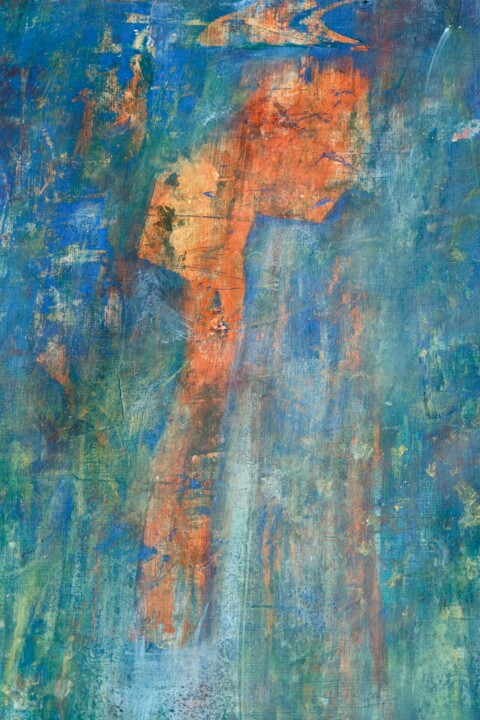 Painting titled "Totema" by Serge Leroux, Original Artwork, Acrylic