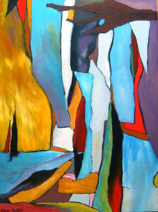Peinture intitulée "sn203729.jpg" par Serge Mottet, Œuvre d'art originale,