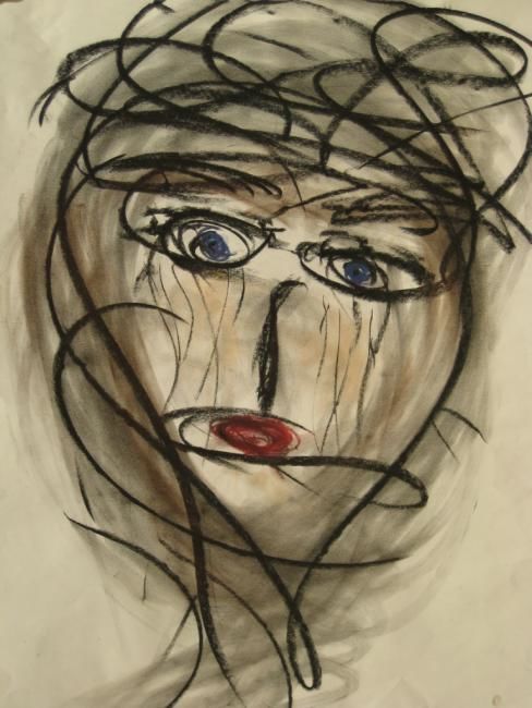 Peinture intitulée "Madonne" par Sergentdelire, Œuvre d'art originale