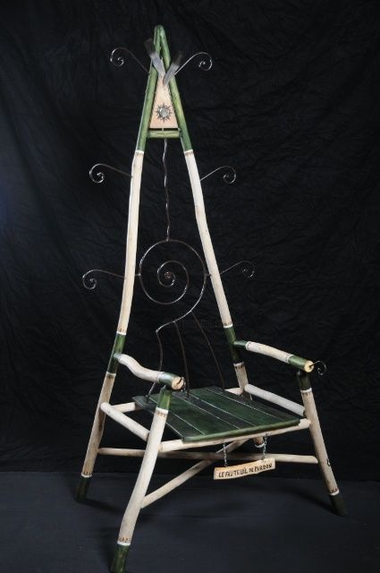 Design intitulada "Le fauteuil du pard…" por Serge Ronzeaud, Obras de arte originais