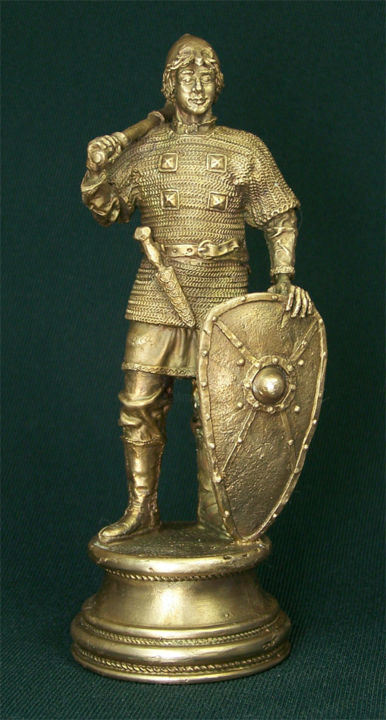 雕塑 标题为“Novgorod Militiaman” 由Sergey Kudelkin, 原创艺术品, 铸件
