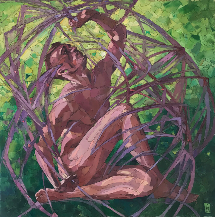 Peinture intitulée "Bound" par Sergey Sovkov, Œuvre d'art originale