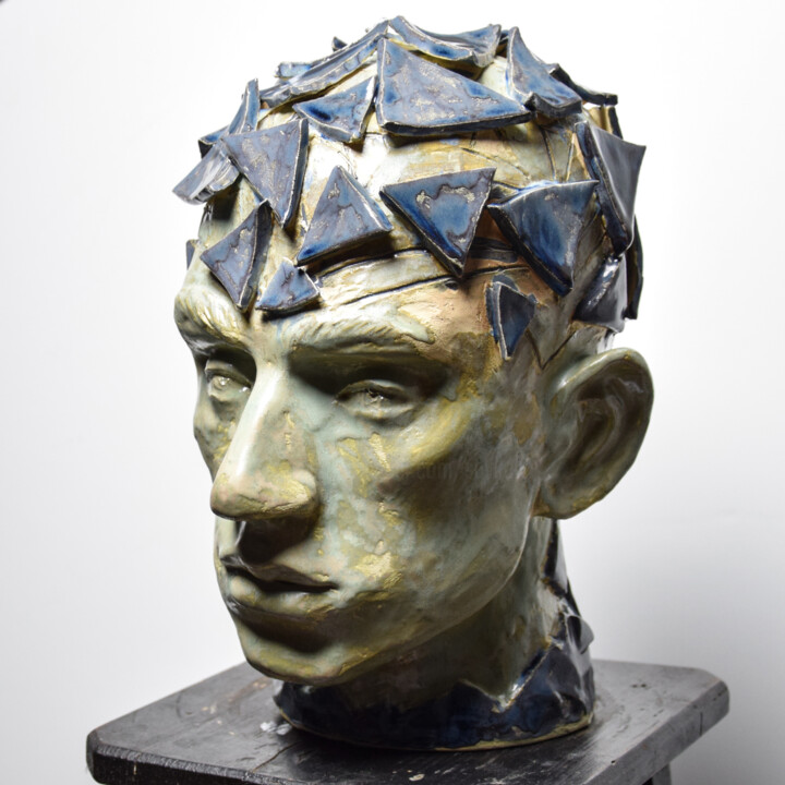 Skulptur mit dem Titel "Crystal Youth" von Sergey Sovkov, Original-Kunstwerk, Keramik