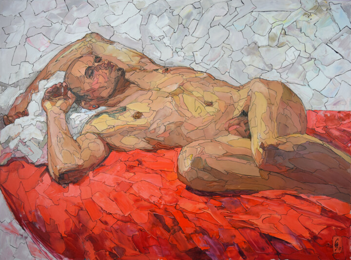 Картина под названием "Siesta" - Sergey Sovkov, Подлинное произведение искусства