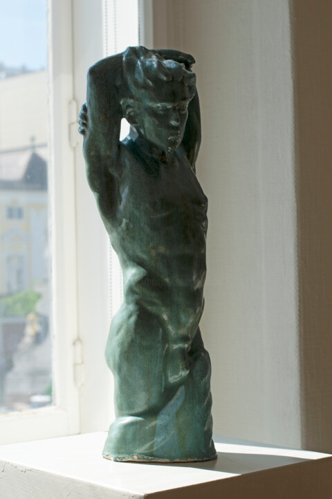 Sculpture titled "Youth life" by Sergey Sovkov, Original Artwork, Ceramics