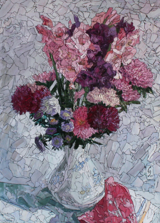 제목이 "Autumnal Bouquet"인 미술작품 Sergey Sovkov로, 원작, 기름