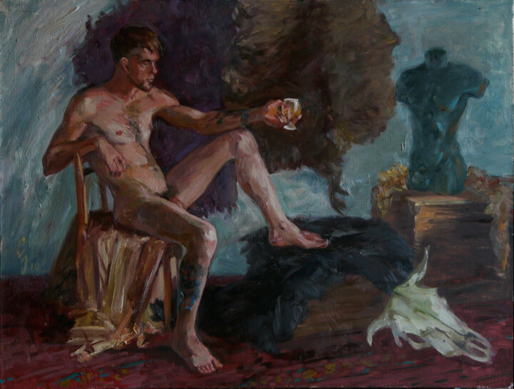 Painting titled "Etude №51" by Sergey Sovkov, Original Artwork, Oil