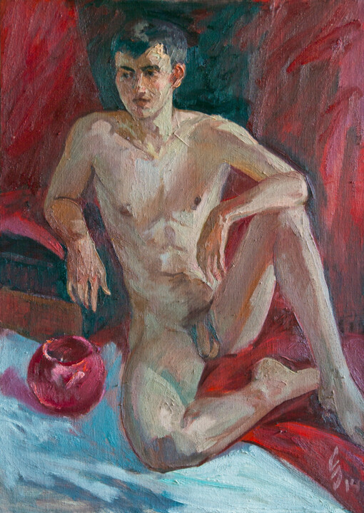 Painting titled "Etude №155" by Sergey Sovkov, Original Artwork, Oil