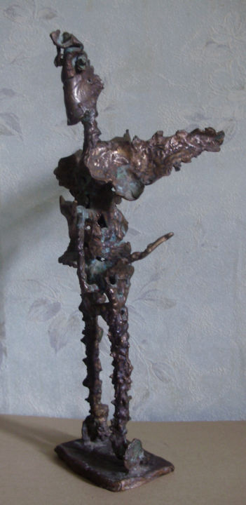 Escultura intitulada "Ikarus" por Sergey Uvarov, Obras de arte originais