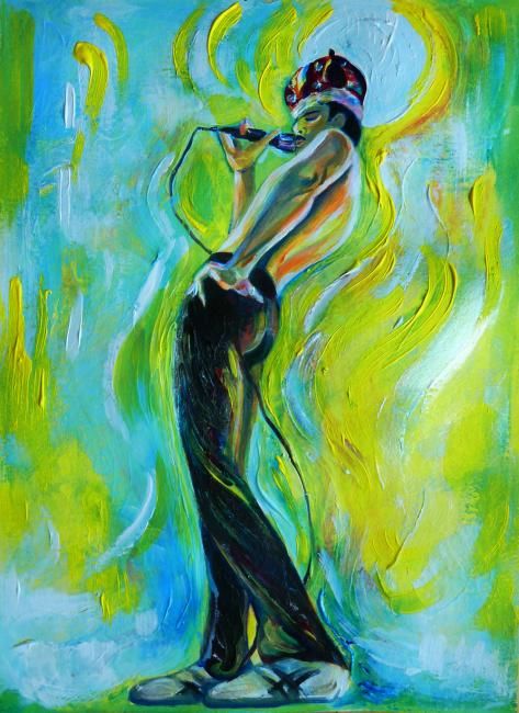 Painting titled "Queen" by Anna Duyunova, Original Art, Acrylic