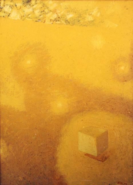Painting titled "Composition N8" by Serghei Nantoi, Original Art,