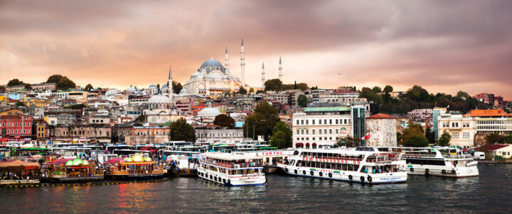 "Evening in Istanbul" başlıklı Fotoğraf Sergio Fedorchuk tarafından, Orijinal sanat, Dijital Fotoğrafçılık
