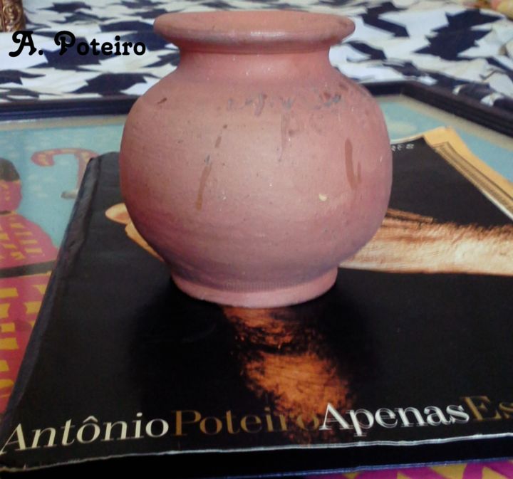 Scultura intitolato "Cerâmica de Antonio…" da Sérgio Oliveira, Opera d'arte originale, Ceramica
