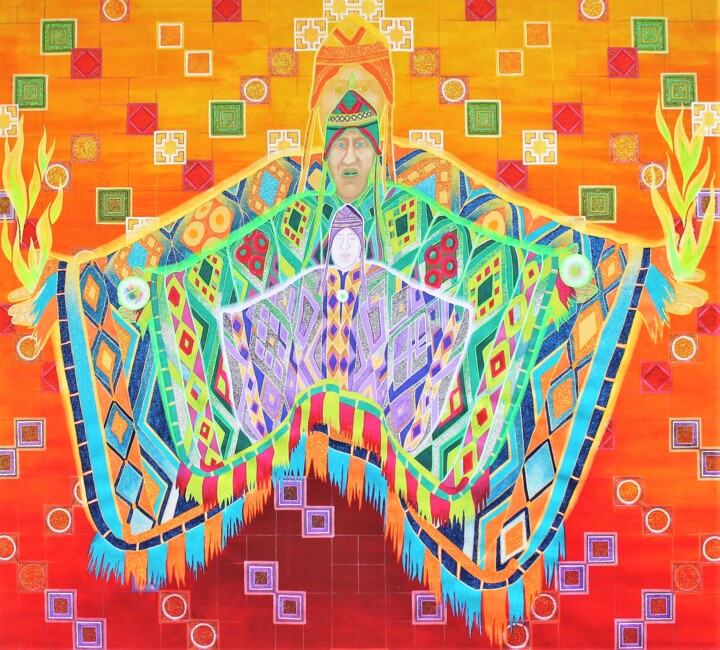 Pintura titulada "El Poder del Encant…" por Sergio Rey Sun Han, Obra de arte original, Acrílico