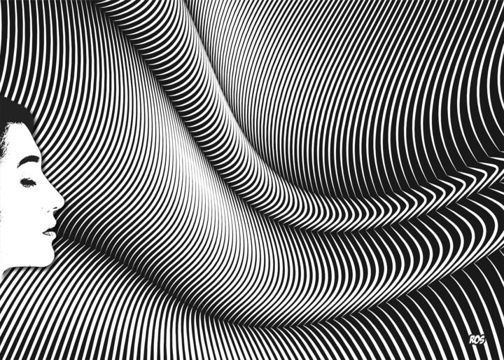 Artes digitais intitulada "wind" por Sergio Ros, Obras de arte originais, colagem digital