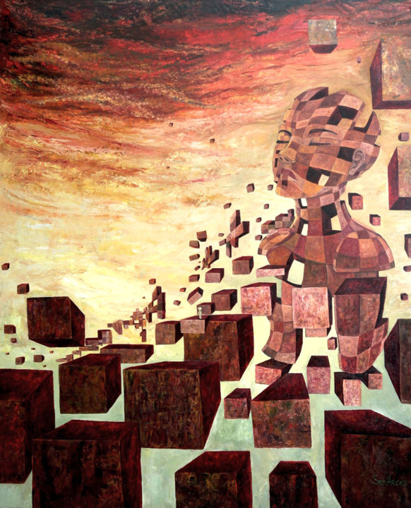 Pintura titulada "The Essence of Mono…" por Sergio Arcos, Obra de arte original, Oleo