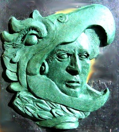 Sculpture titled "Guerrero azteca" by Sergio Peraza, Original Artwork