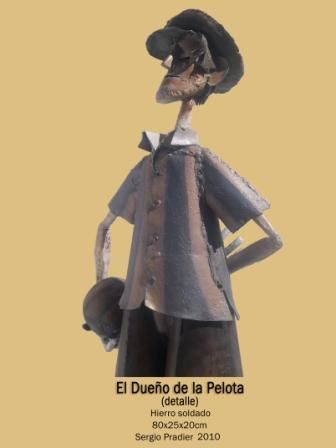 Sculpture titled "El Dueño de la Pelo…" by Sergio Pradier, Original Artwork