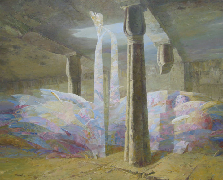 Pittura intitolato "2" da Sergiu Dascalciuc, Opera d'arte originale, Olio
