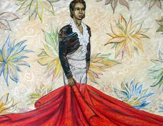 Painting titled "La Maestranza" by Sete, Original Artwork