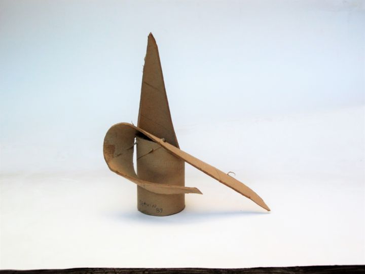 Escultura intitulada "Sculpture abstraite…" por Servin, Obras de arte originais, Cartão