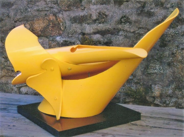 Escultura titulada "Sculpture abstraite…" por Servin, Obra de arte original, Plástico