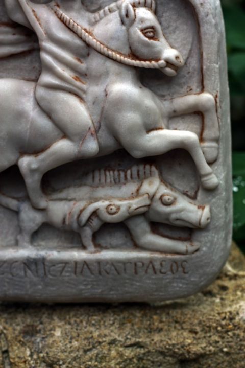 Sculpture titled "horseman  -marble,d…" by Seryoja Stefanov, Original Artwork, Stone