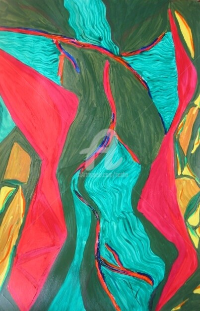 Digital Arts titled "Contemporary Abstra…" by Sesha, Original Artwork