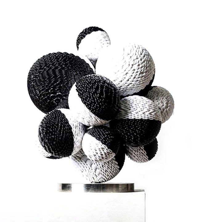 Sculpture titled "Circle XXXI" by Seungwoo Kim, Original Artwork, Plastic