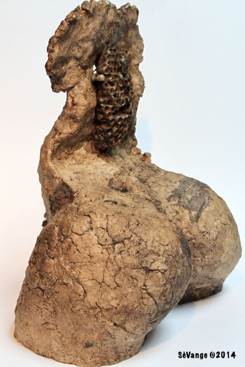 Sculpture intitulée "Guêpière" par Sèvange, Œuvre d'art originale