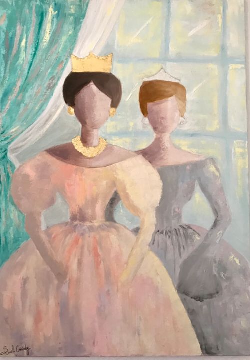 Painting titled "Majesty" by Sarah Ginidy, Original Art, Oil