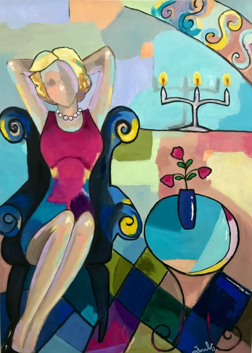 Pintura titulada "Euphoria" por Sarah Ginidy, Obra de arte original, Oleo