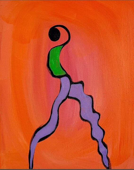 Painting titled ""You are young and…" by Sha Kama, Original Artwork, Acrylic