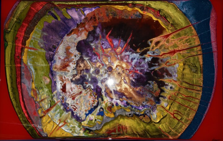 Pittura intitolato "Nucléar Strom" da Shagmac, Opera d'arte originale, pigmenti