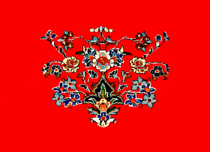 Arte digitale intitolato "Floral No. 159" da Shahriar Aghakhani, Opera d'arte originale, Pittura digitale