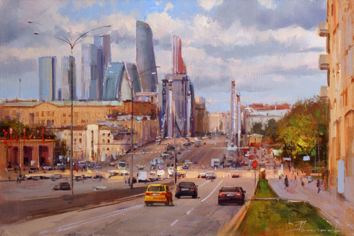Картина под названием ""To work". Krymsky…" - Shalaev Alexey, Подлинное произведение искусства, Масло
