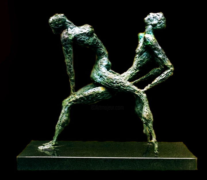 Sculptuur getiteld "eroticism" door Shanaro, Origineel Kunstwerk, Metalen