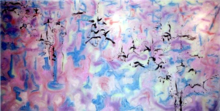 Painting titled "SEAWEED ON THE OCEA…" by Richard Lazzara, Original Artwork